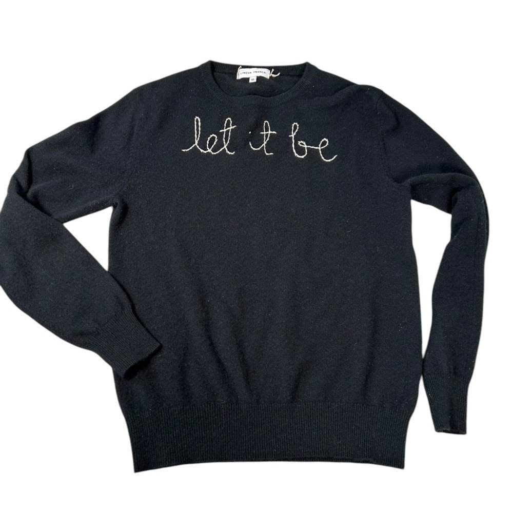 Lingua Franca cashmere sweater xs